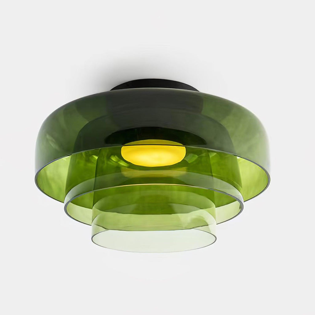 LED Flush Mount Ceiling Light - Modern White Fixture for Living Room, Kitchen & Hallway Lighting