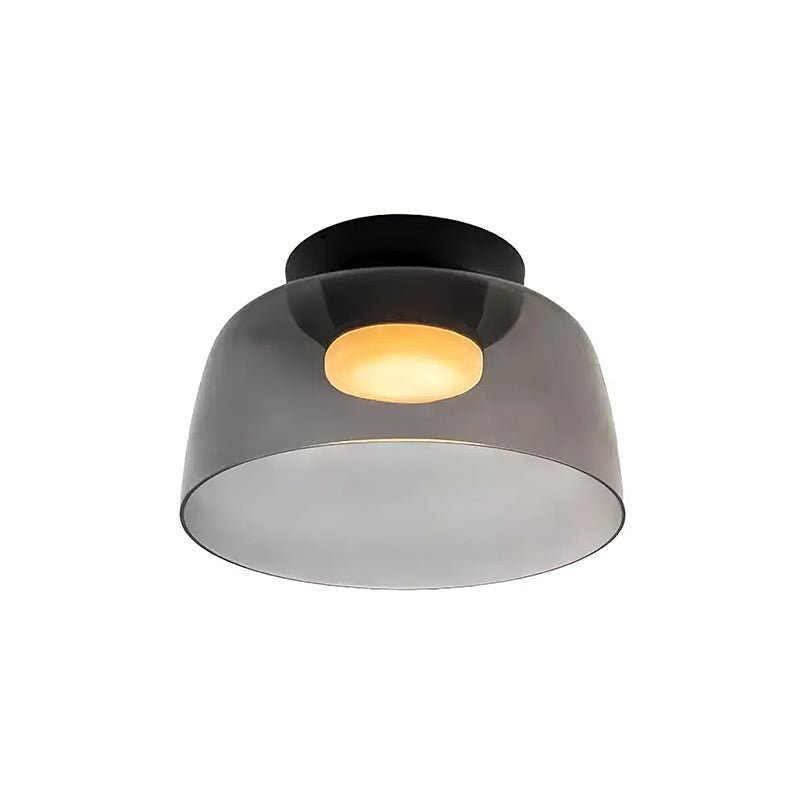 LED Flush Mount Ceiling Light - Modern White Fixture for Living Room, Kitchen & Hallway Lighting