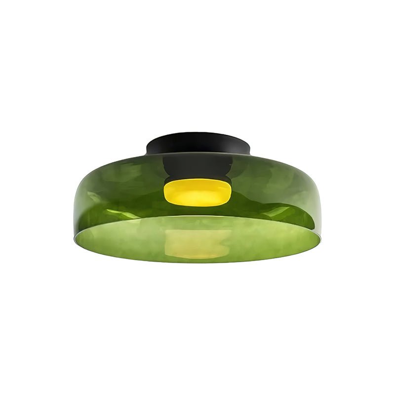 LED Flush Mount Ceiling Light - Modern White Fixture for Living Room, Kitchen & Hallway Lighting