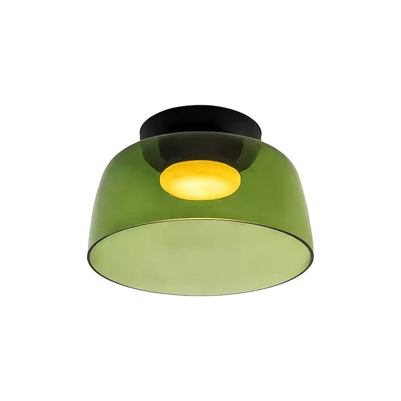 LED Flush Mount Ceiling Light - Modern White Fixture for Living Room, Kitchen & Hallway Lighting