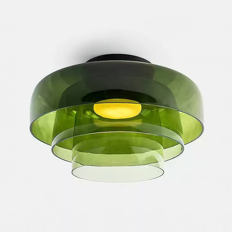 LED Flush Mount Ceiling Light - Modern White Fixture for Living Room, Kitchen & Hallway Lighting