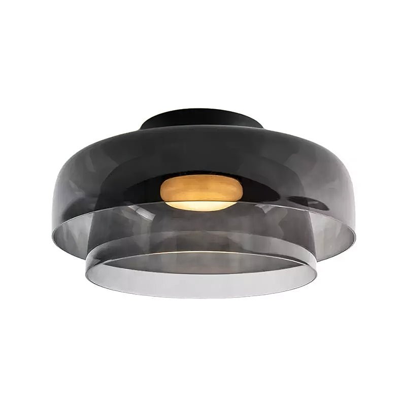 LED Flush Mount Ceiling Light - Modern White Fixture for Living Room, Kitchen & Hallway Lighting