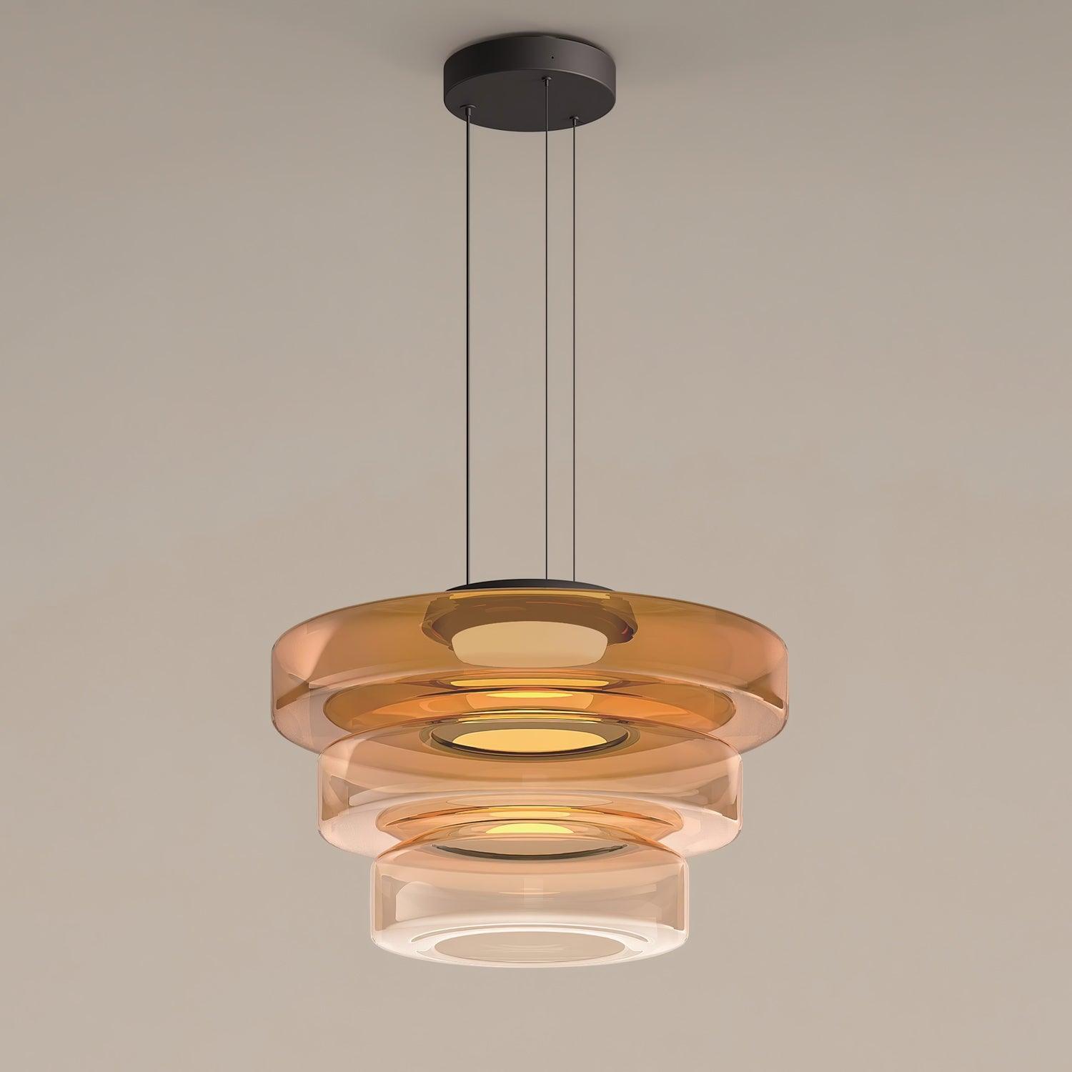Levels Series Pendant Light - Modern Adjustable Hanging Fixture for Kitchen Island & Dining Room