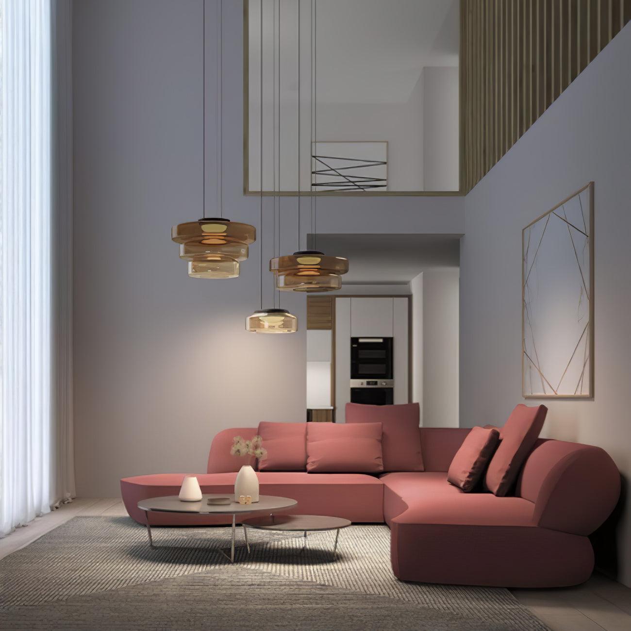 Levels Series Pendant Light - Modern Adjustable Hanging Fixture for Kitchen Island & Dining Room