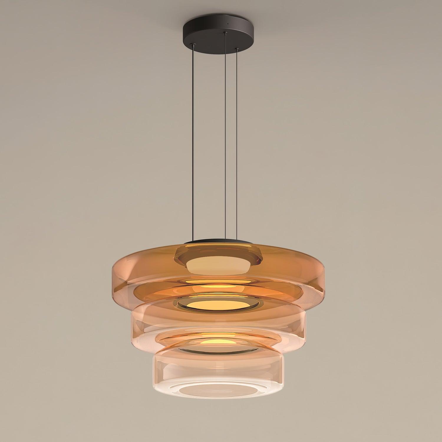 Levels Series Pendant Light - Modern Adjustable Hanging Fixture for Kitchen Island & Dining Room