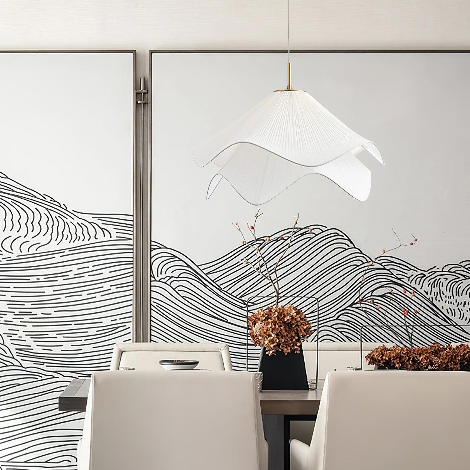 LED Pendant Light Fixture - Ethereal Bloom Design for Modern Home Decor & Dining Spaces