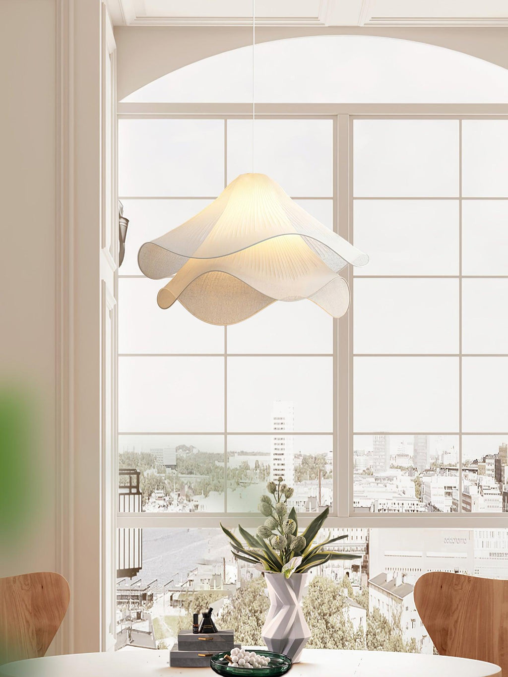 LED Pendant Light Fixture - Ethereal Bloom Design for Modern Home Decor & Dining Spaces