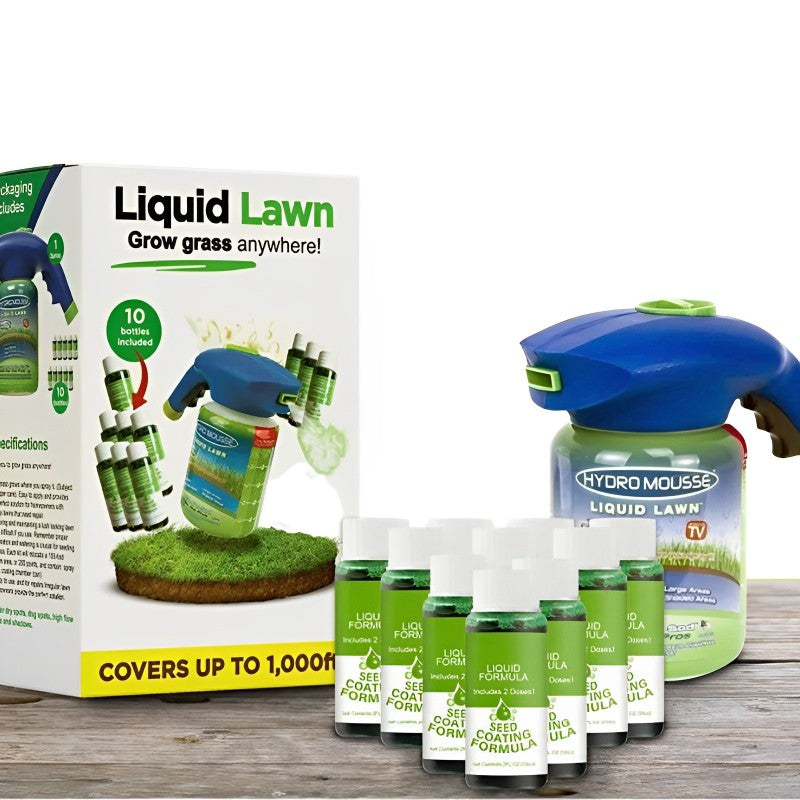 Best Liquid Lawn Seed Spray: DIY Hydroseeding, Grass Seed in a Mat, and Fertilizer for Fast-Growing Green Lawns