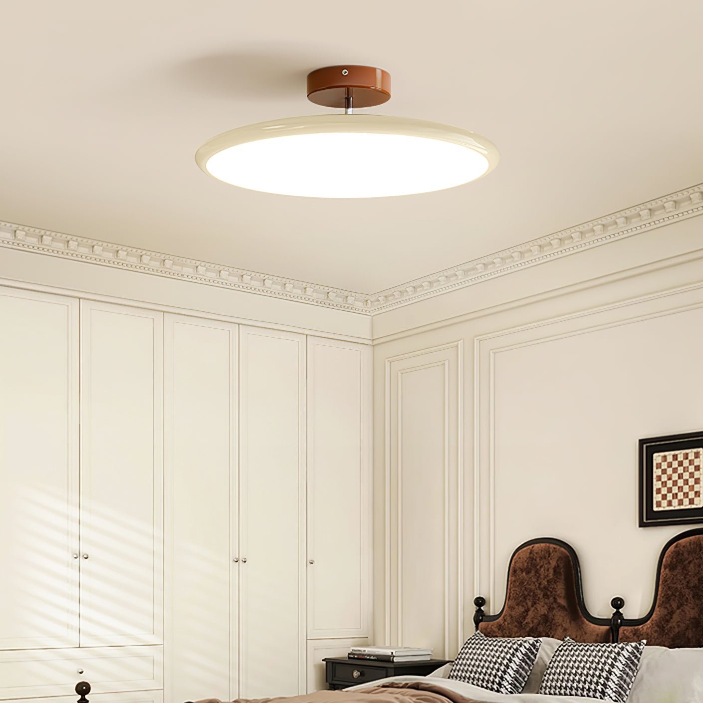 Adjustable LED Ceiling Lamp with Modern Design for Living Room & Home Office Lighting