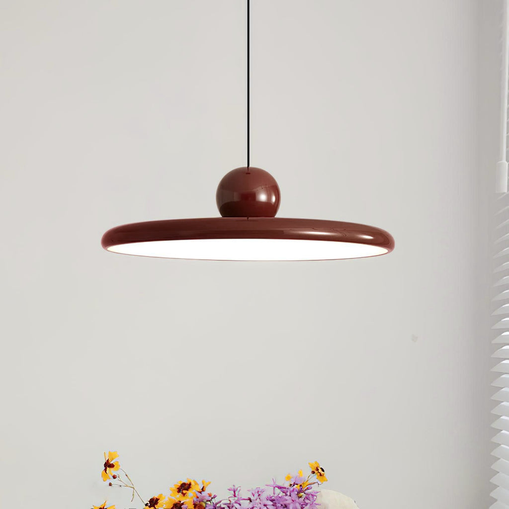 Lola Pendant Swag Light | Warm & Cool LED Options, Minimalist Design for Indoor Home Illumination