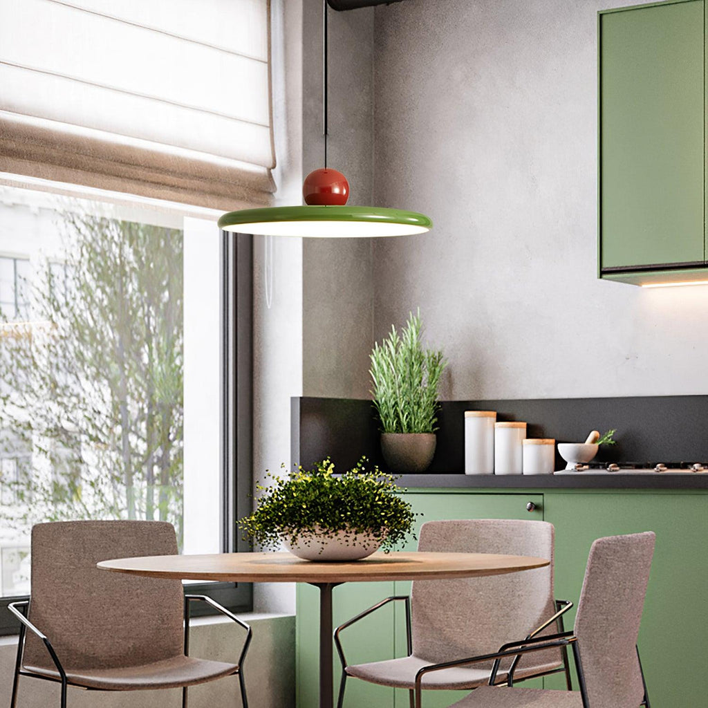 Lola Pendant Swag Light | Warm & Cool LED Options, Minimalist Design for Indoor Home Illumination