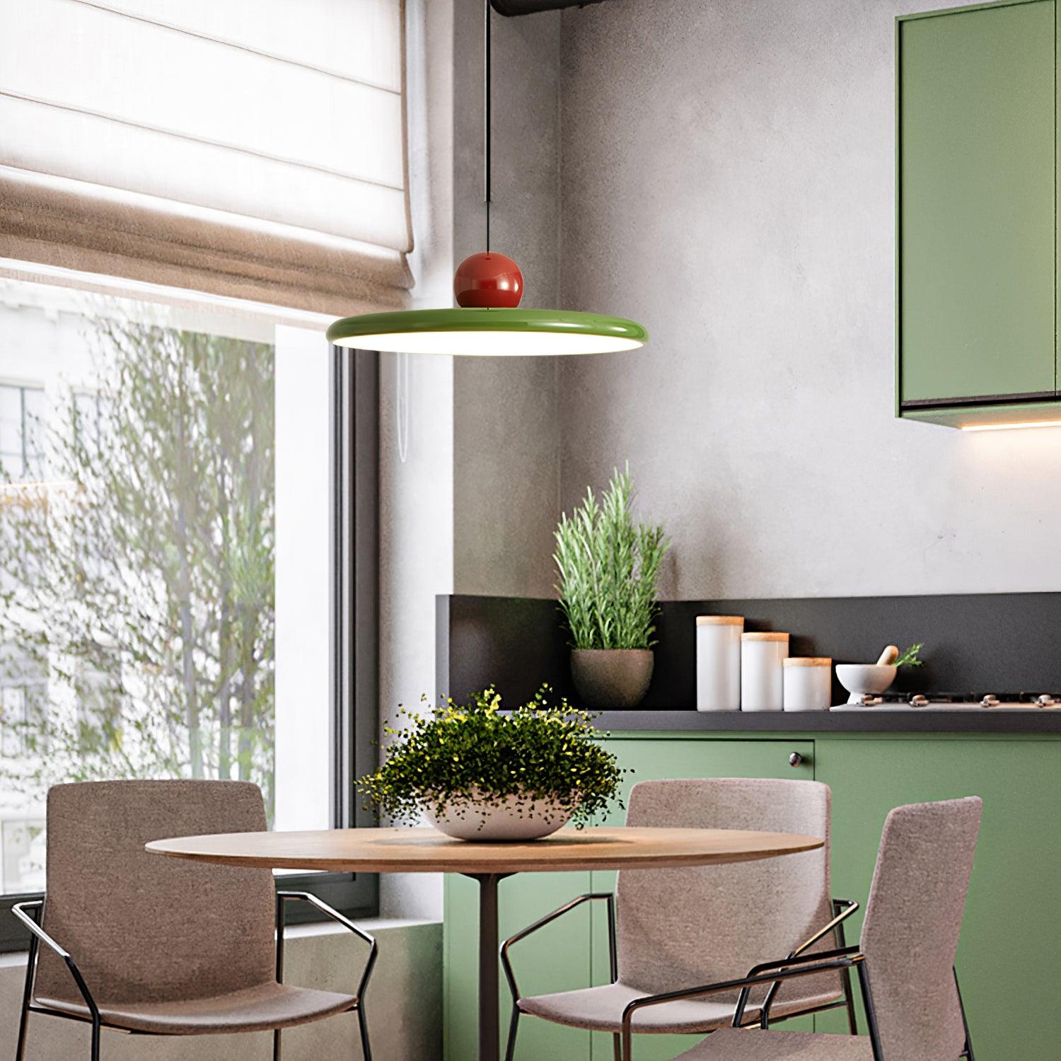 Lola Pendant Swag Light | Warm & Cool LED Options, Minimalist Design for Indoor Home Illumination