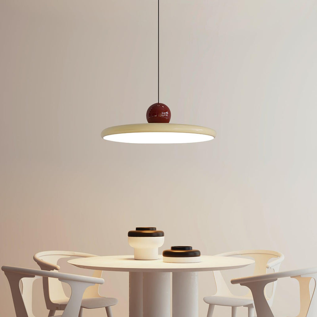 Lola Pendant Swag Light | Warm & Cool LED Options, Minimalist Design for Indoor Home Illumination