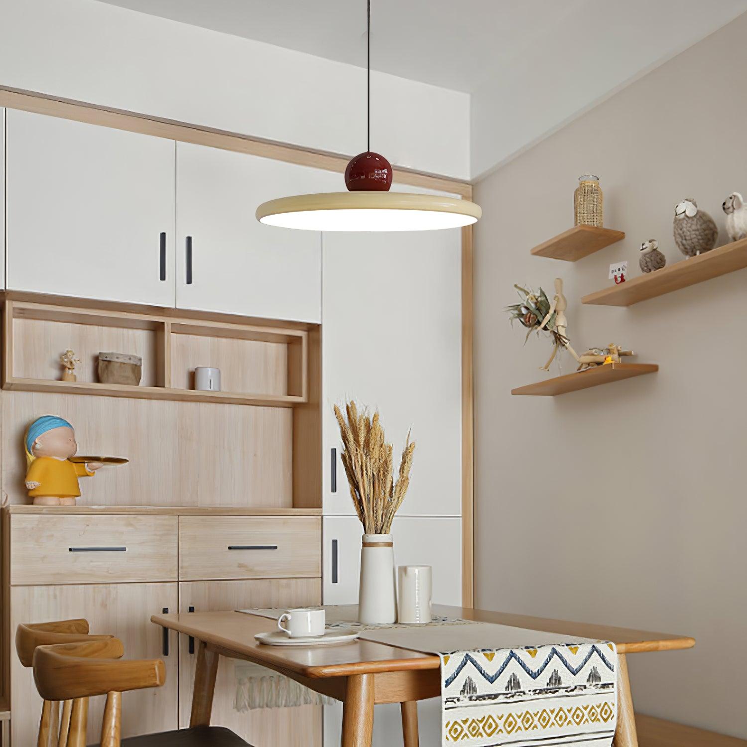 Lola Pendant Swag Light | Warm & Cool LED Options, Minimalist Design for Indoor Home Illumination