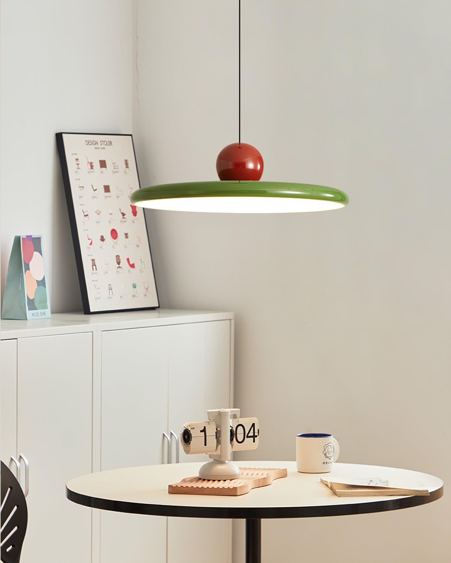Lola Pendant Swag Light | Warm & Cool LED Options, Minimalist Design for Indoor Home Illumination