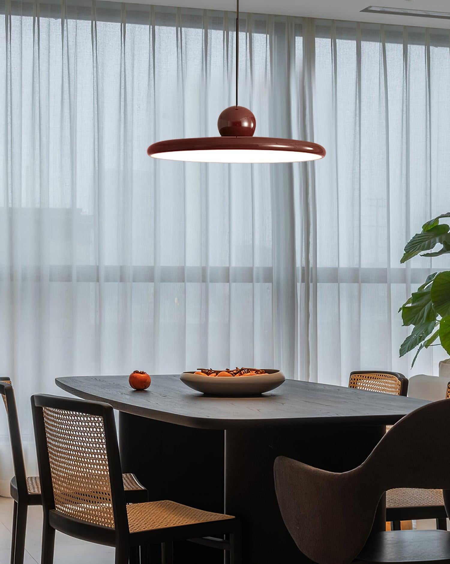 Lola Pendant Swag Light | Warm & Cool LED Options, Minimalist Design for Indoor Home Illumination
