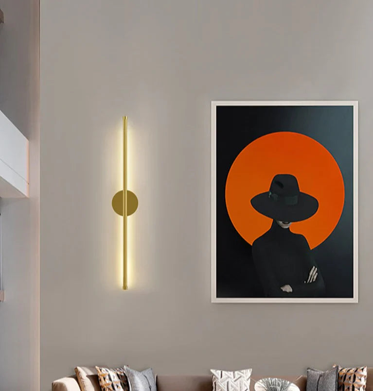 LED Round Wall Sconce Light Fixture - Minimalist Design for Modern Home Decor & Ambient Lighting