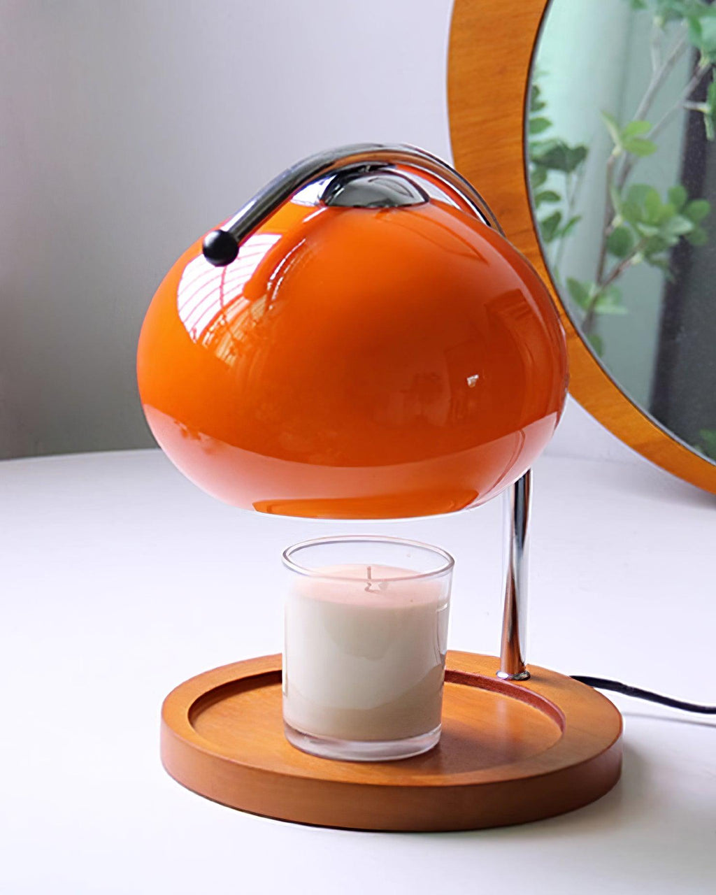 LED Candle Warmer Lamp with Adjustable Brightness - Electric Wax Melter for Home Fragrance & Aromatherapy