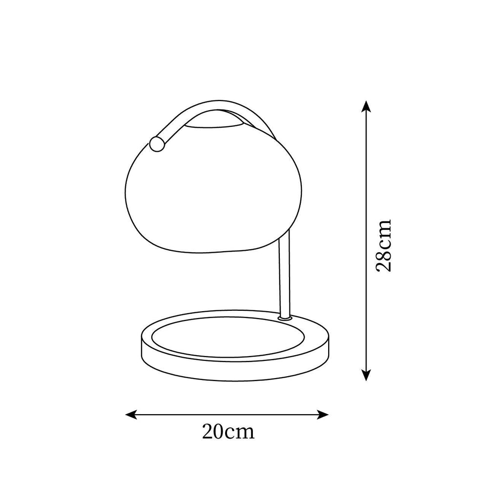 LED Candle Warmer Lamp with Adjustable Brightness - Electric Wax Melter for Home Fragrance & Aromatherapy