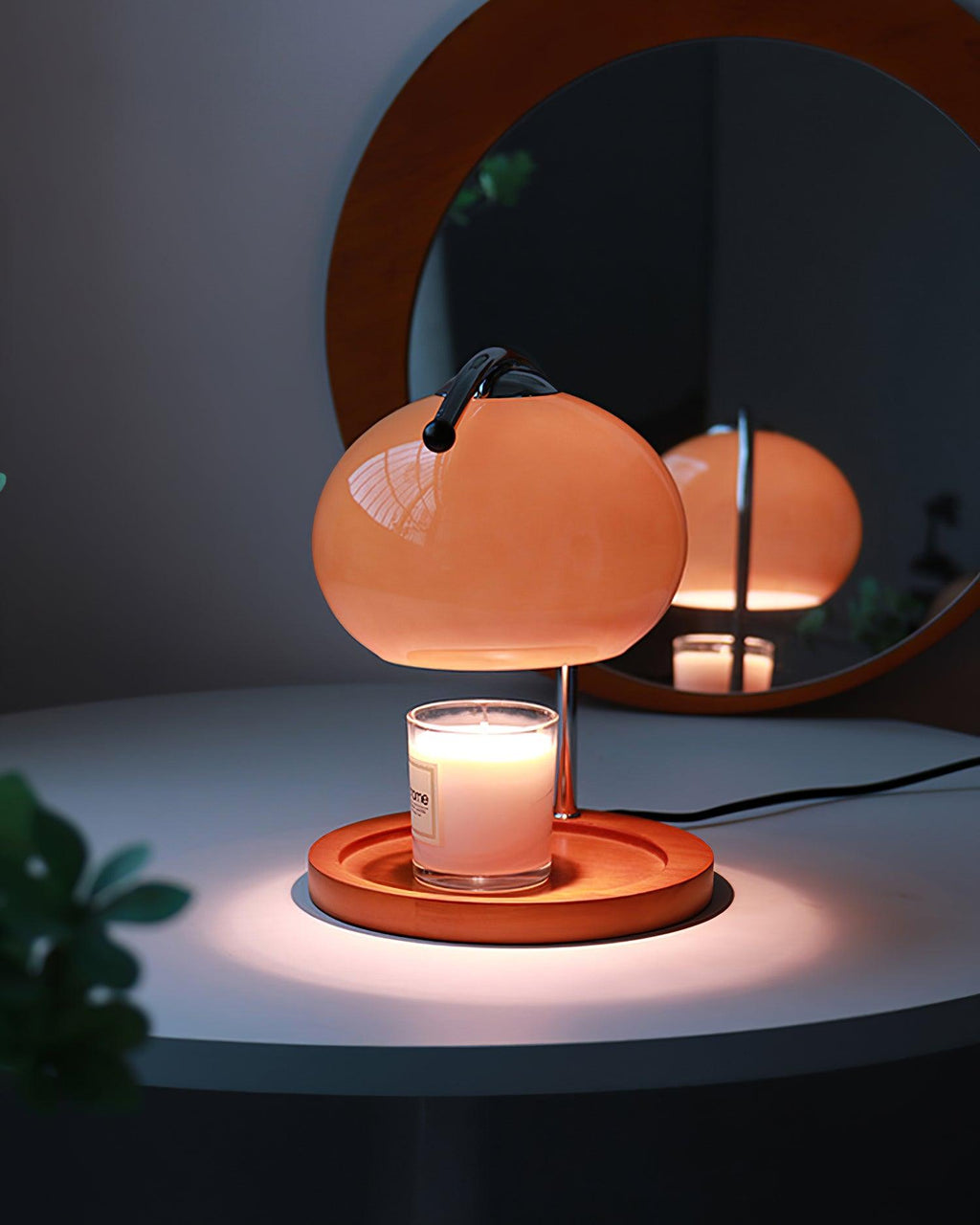 LED Candle Warmer Lamp with Adjustable Brightness - Electric Wax Melter for Home Fragrance & Aromatherapy