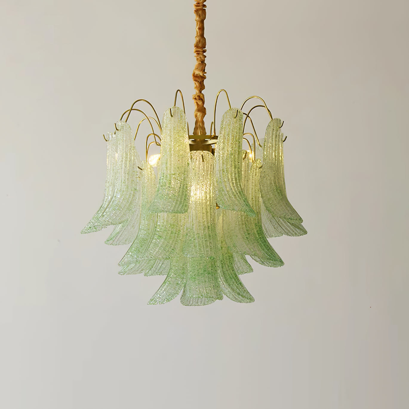 Murano Glass Chandelier - Handcrafted Italian Lighting Fixture for Dining Room & Living Room Decor