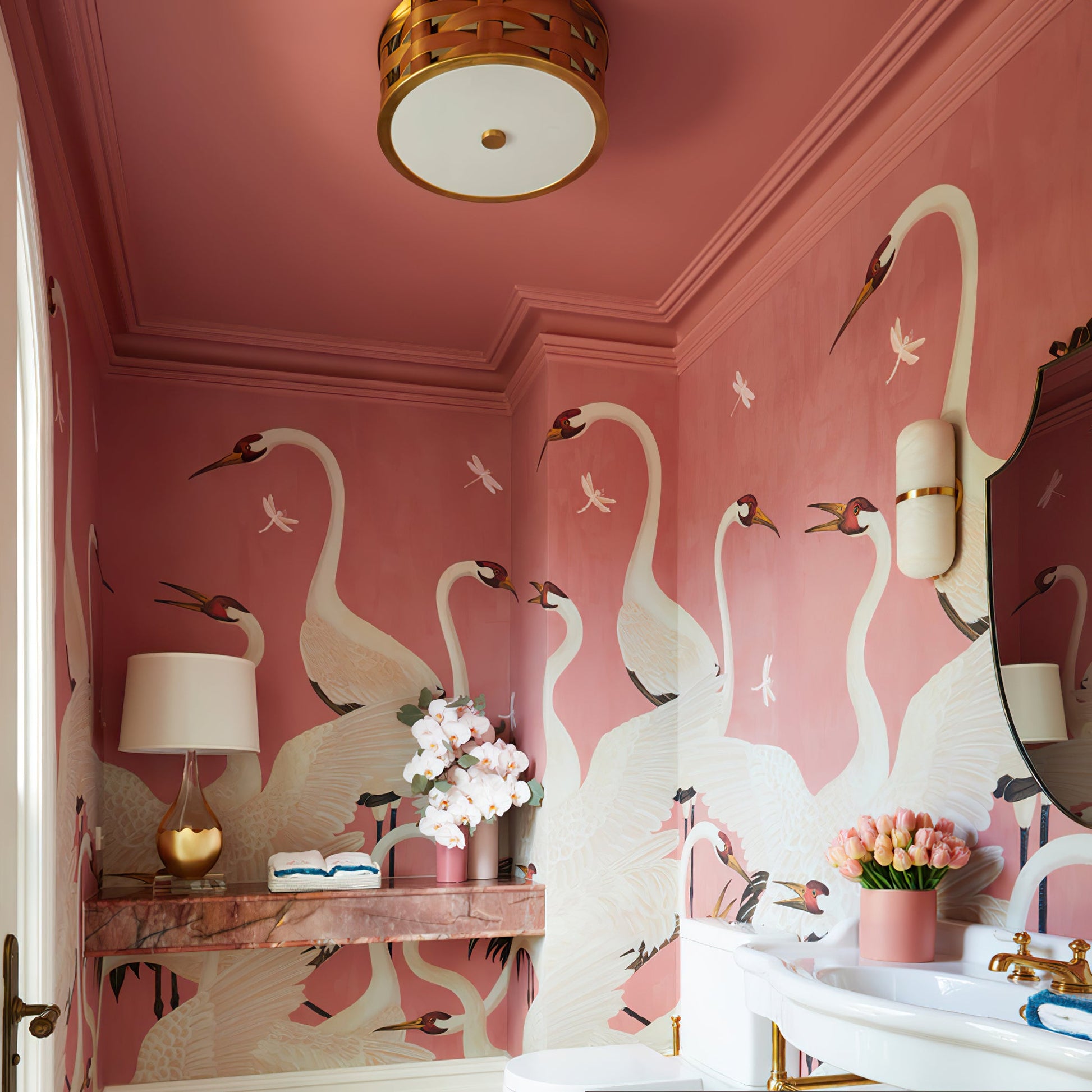 Alabaster Wall Light Fixture | Hand-Carved Natural Stone with Warm LED, Black or Brass Finish for Modern Indoor Accent Lighting