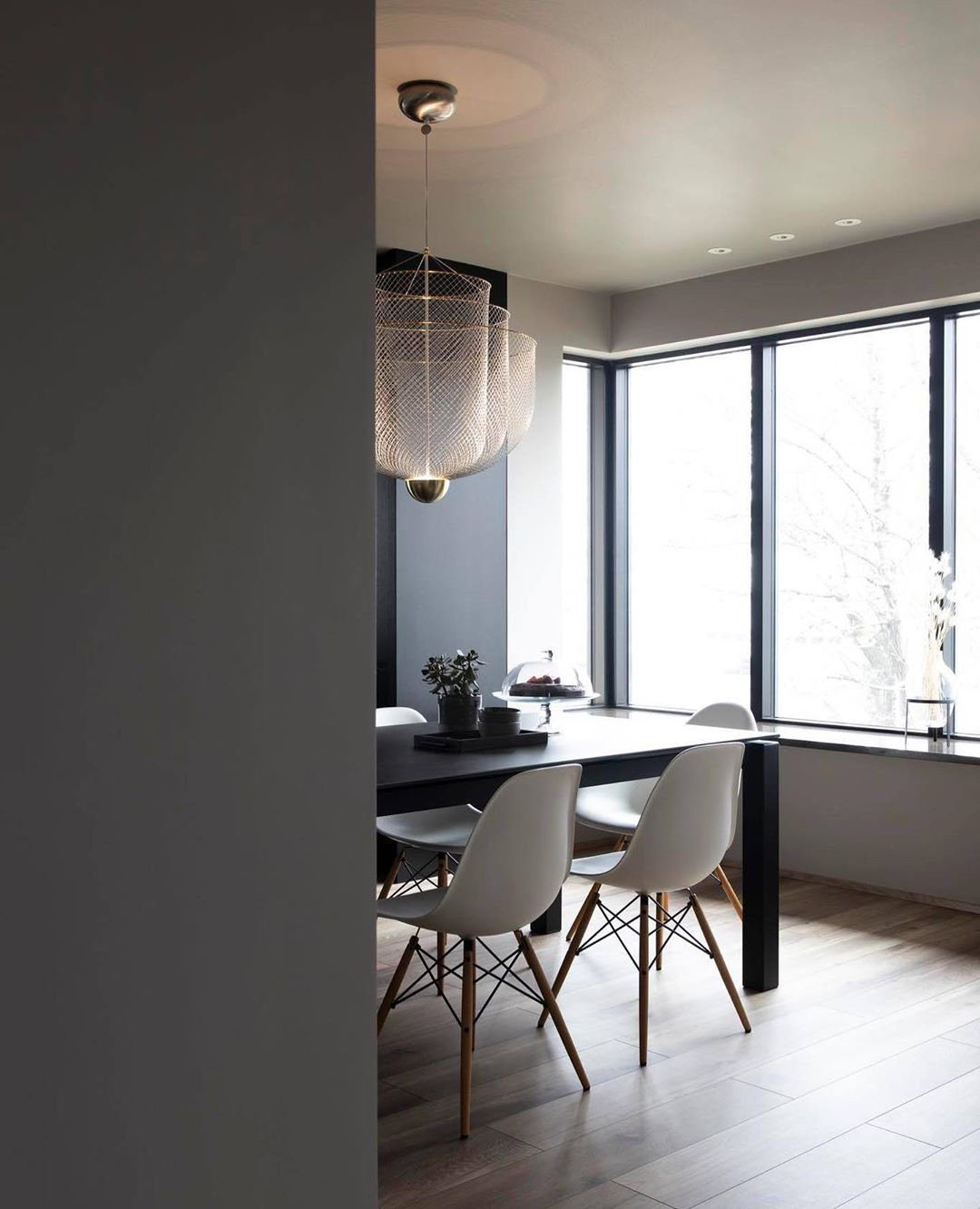 LED Mesh Chandelier Light Fixture - Modern Design for Living Room & Dining Room Lighting