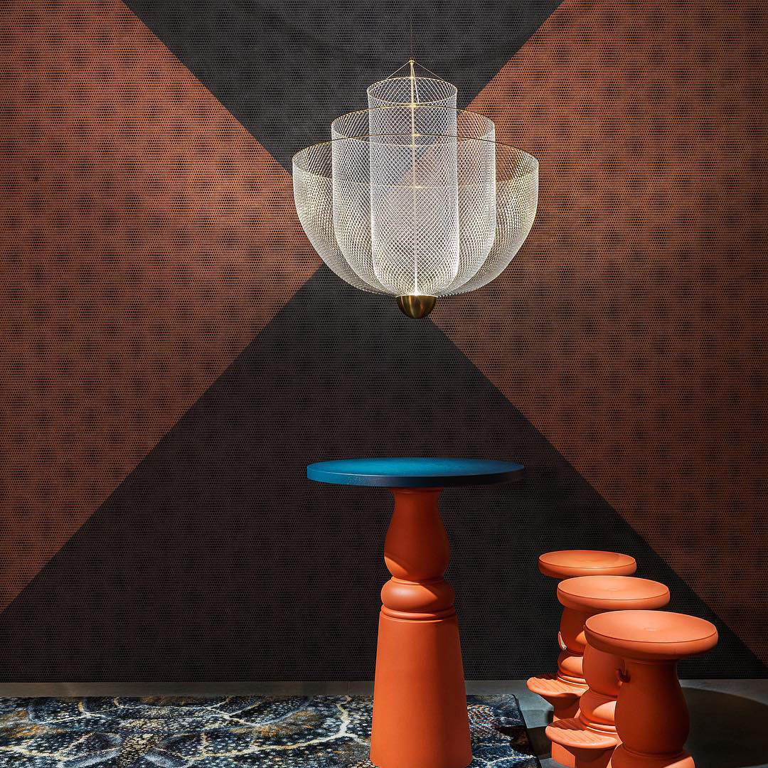 LED Mesh Chandelier Light Fixture - Modern Design for Living Room & Dining Room Lighting