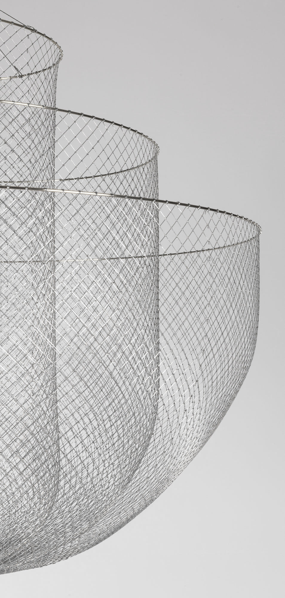 LED Mesh Chandelier Light Fixture - Modern Design for Living Room & Dining Room Lighting