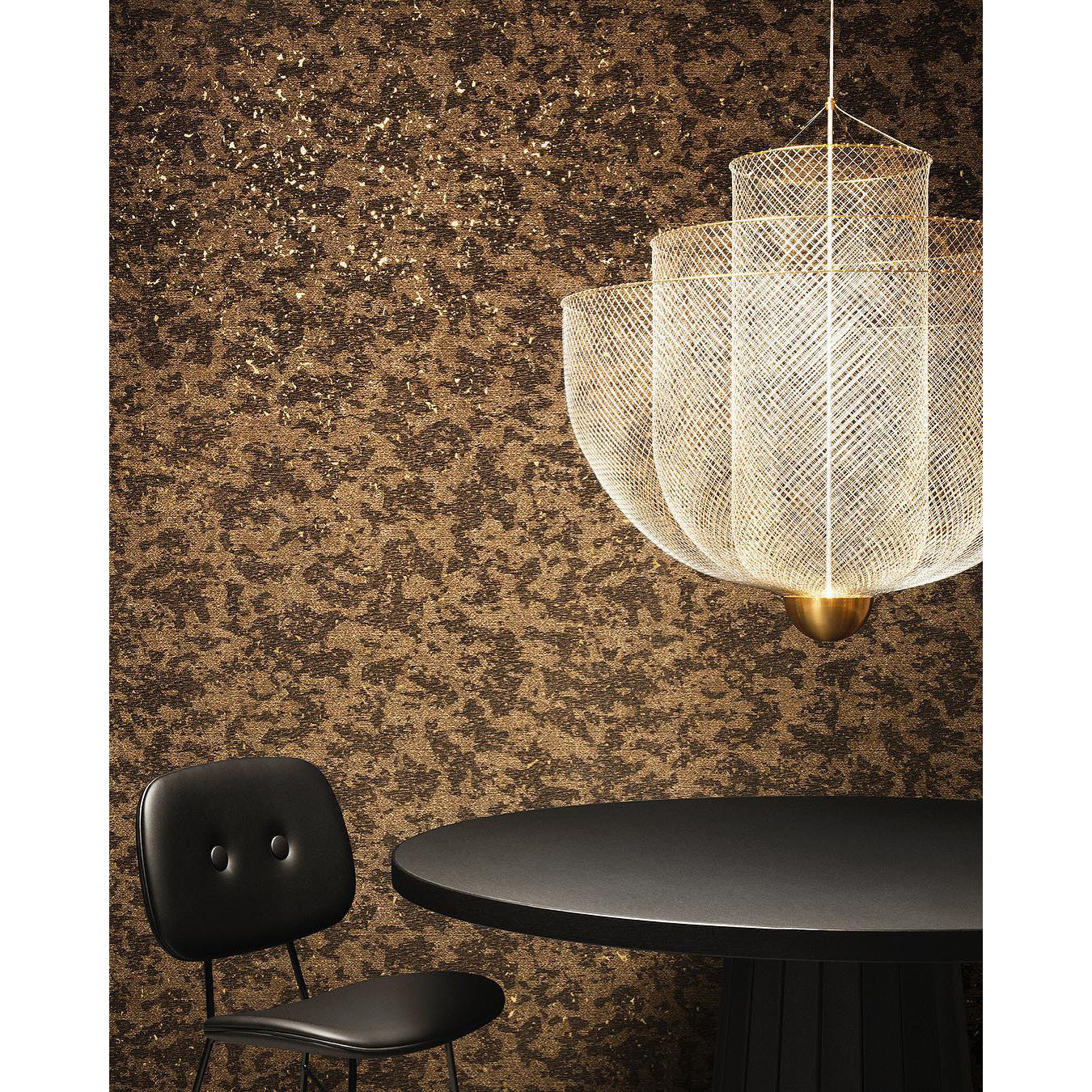 LED Mesh Chandelier Light Fixture - Modern Design for Living Room & Dining Room Lighting