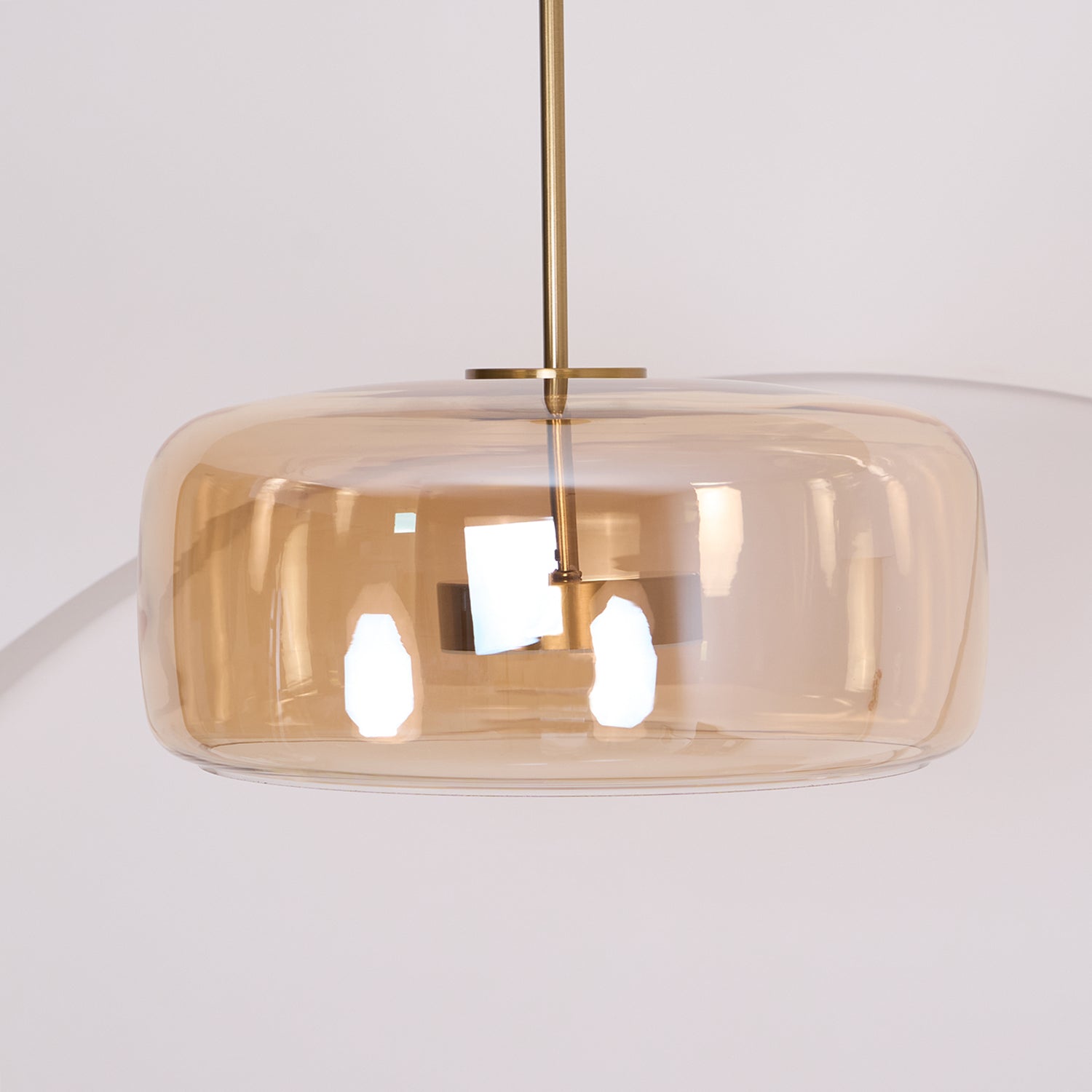Metro Sphere Glass Pendant Lamp - Modern Hanging Light Fixture for Kitchen Island & Dining Room