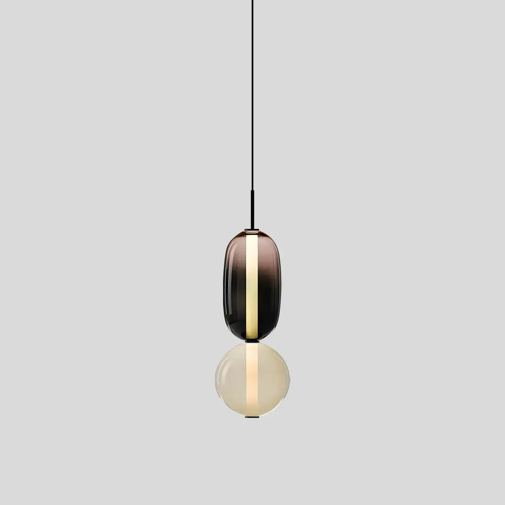Candied Glass Pendant Light | Colorful Hand-Blown Shades & Soft Ambient Glow for Bedrooms, Kitchens, and Creative Interiors