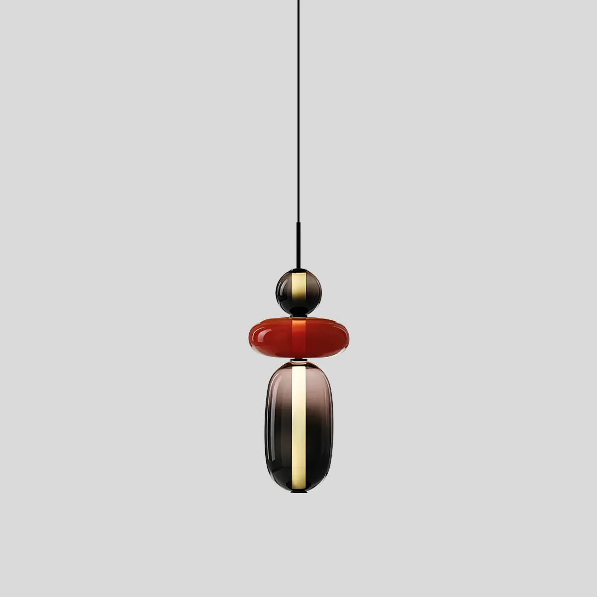 Candied Glass Pendant Light | Colorful Hand-Blown Shades & Soft Ambient Glow for Bedrooms, Kitchens, and Creative Interiors