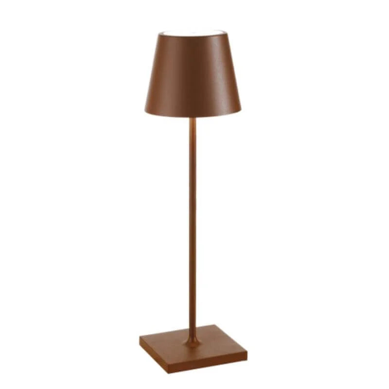 Modern Rechargeable LED Table Lamp – Wireless Touch Control Light with 10 Colors, 5200mAh Battery, IP65 Waterproof for Indoor & Outdoor Use