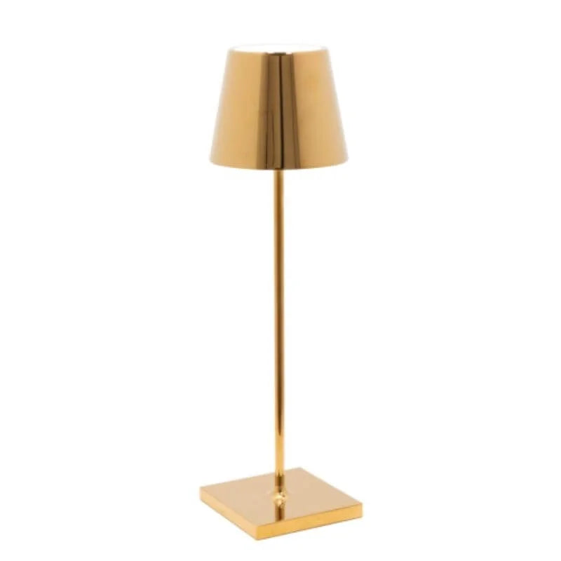 Modern Rechargeable LED Table Lamp – Wireless Touch Control Light with 10 Colors, 5200mAh Battery, IP65 Waterproof for Indoor & Outdoor Use