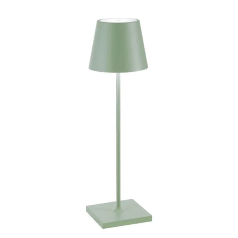 Modern Rechargeable LED Table Lamp – Wireless Touch Control Light with 10 Colors, 5200mAh Battery, IP65 Waterproof for Indoor & Outdoor Use