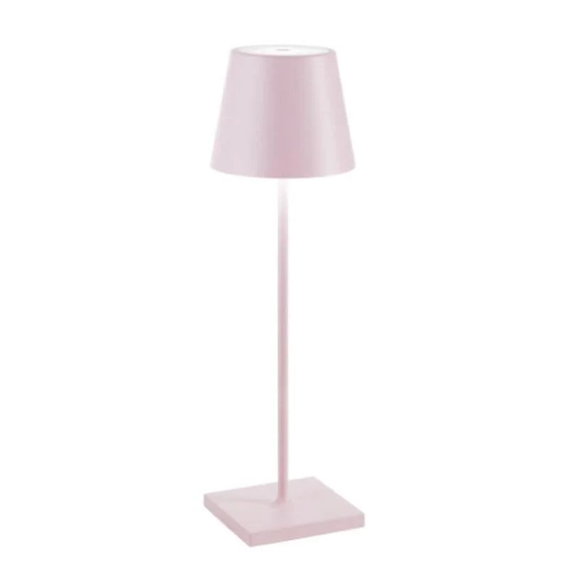 Modern Rechargeable LED Table Lamp – Wireless Touch Control Light with 10 Colors, 5200mAh Battery, IP65 Waterproof for Indoor & Outdoor Use