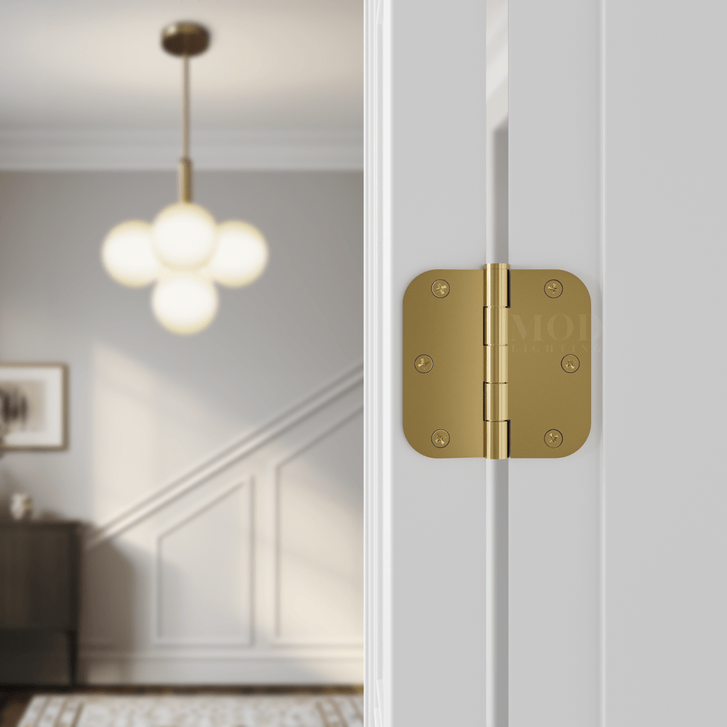 Heavy-Duty Modern Door Hinge for Interior & Exterior Doors, Adjustable & Rust-Resistant Hardware