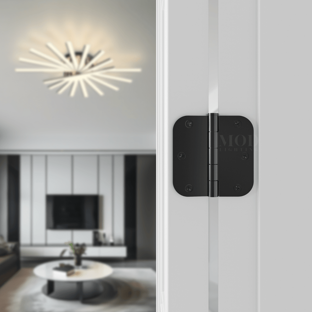 Heavy-Duty Modern Door Hinge for Interior & Exterior Doors, Adjustable & Rust-Resistant Hardware