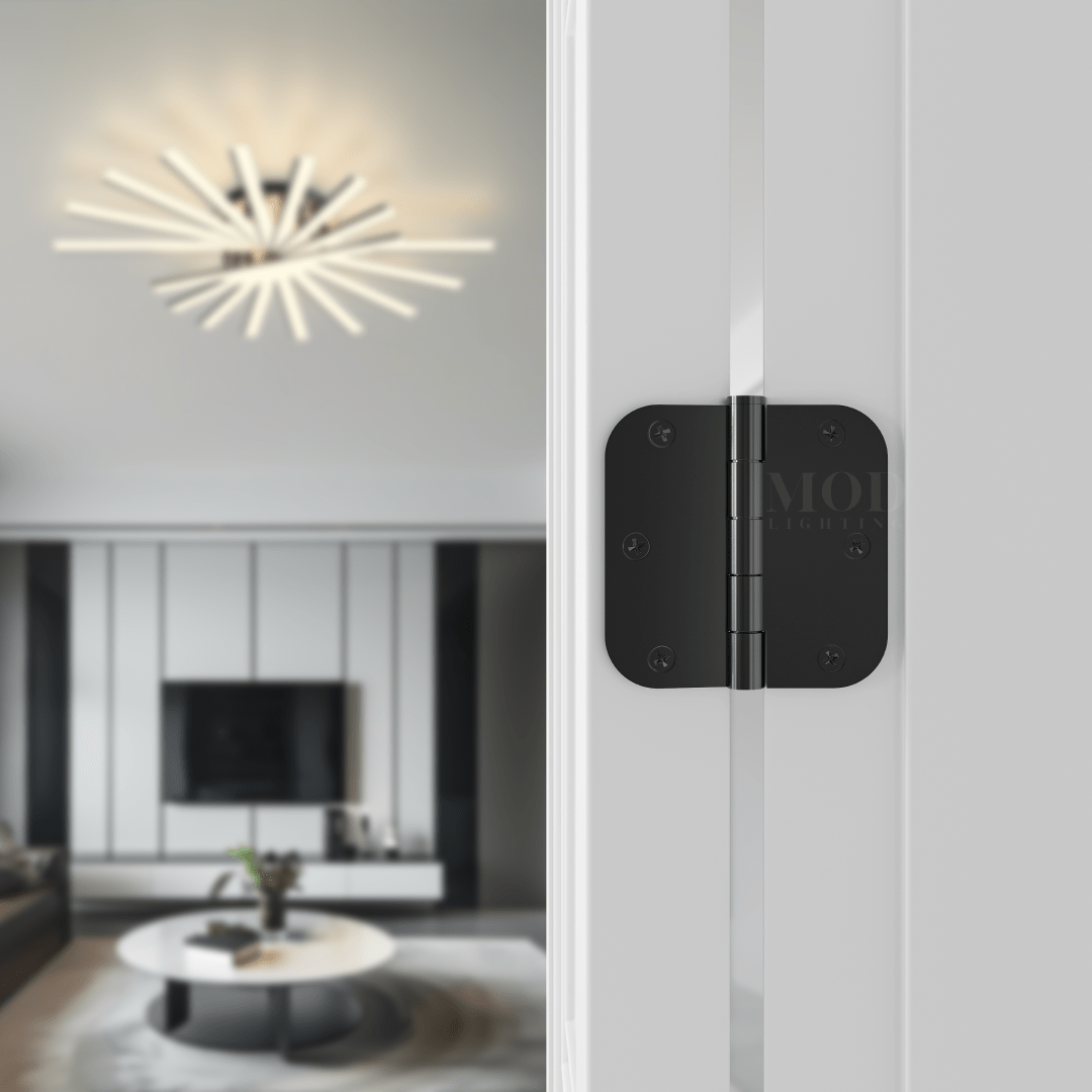 Heavy-Duty Modern Door Hinge for Interior & Exterior Doors, Adjustable & Rust-Resistant Hardware