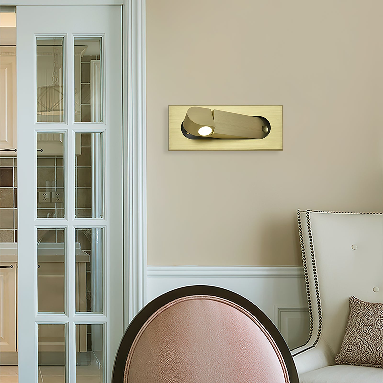 LED Bedside Reading Light - Adjustable Arm, Energy-Efficient, Wall-Mounted Fixture for Bedrooms & Reading Nooks