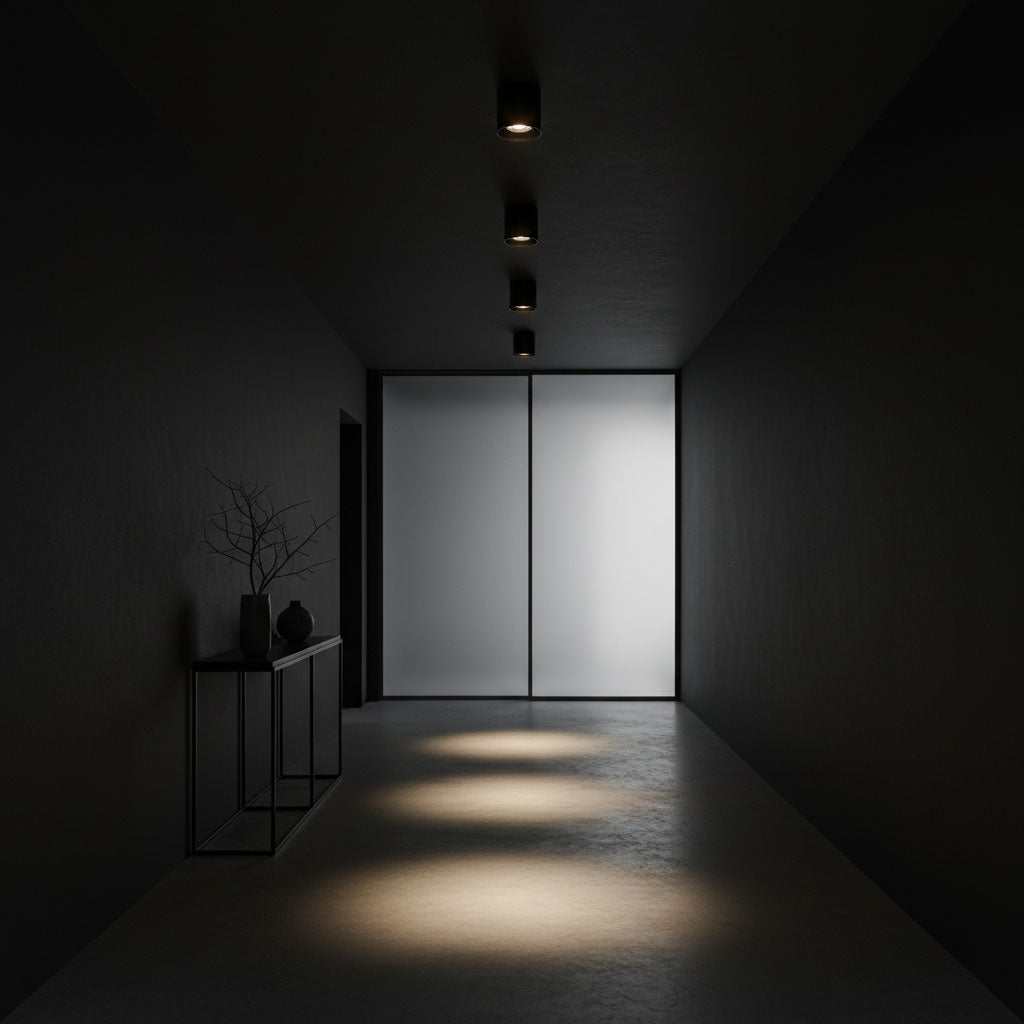 Modern LED Ceiling Light | Dimmable, Rugged Metal & Acrylic for Indoor Use, Available in Warm, Neutral, and Cool Light