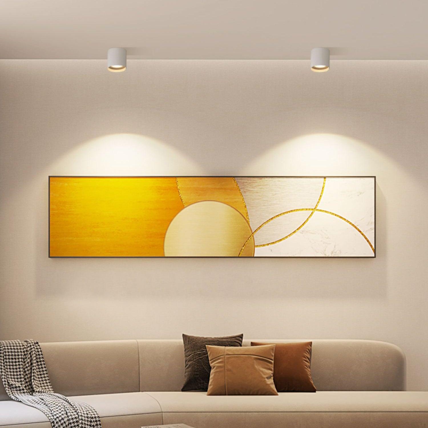 Modern LED Ceiling Light | Dimmable, Rugged Metal & Acrylic for Indoor Use, Available in Warm, Neutral, and Cool Light
