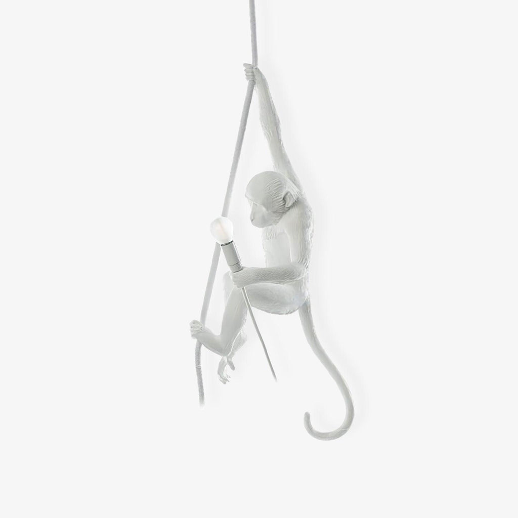 Monkey Pendant Lamp | Glossy Resin, Indoor Use & Perfect for Ambient Lighting