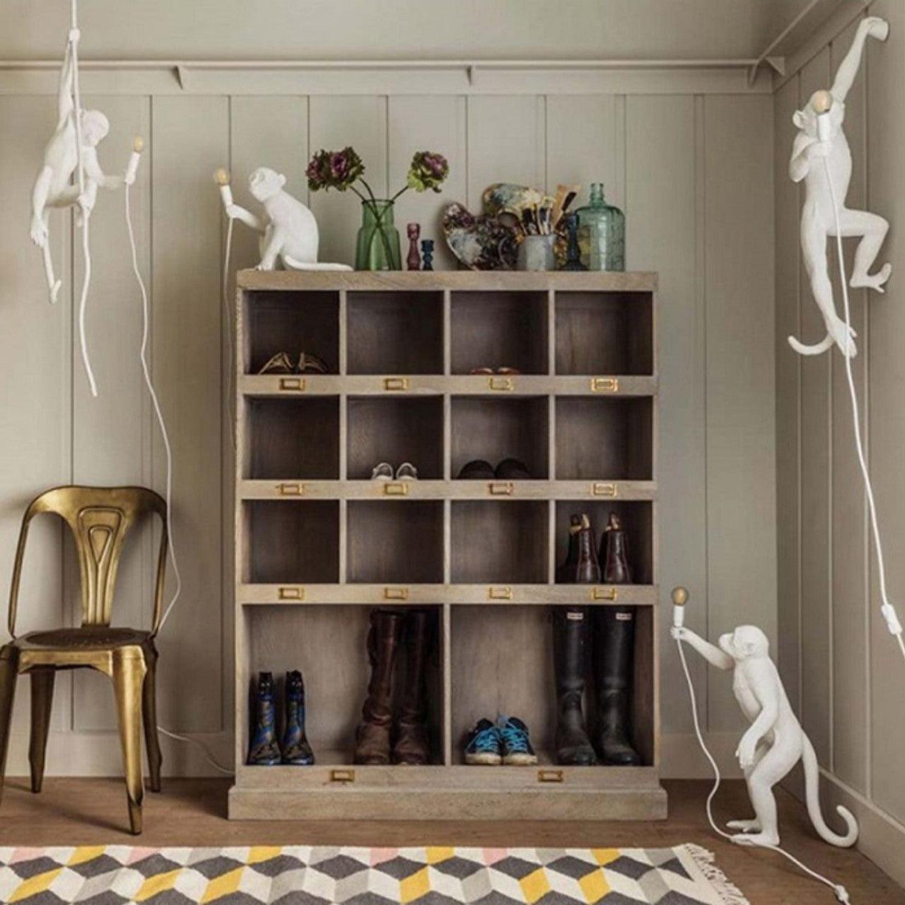 Monkey Pendant Lamp | Glossy Resin, Indoor Use & Perfect for Ambient Lighting