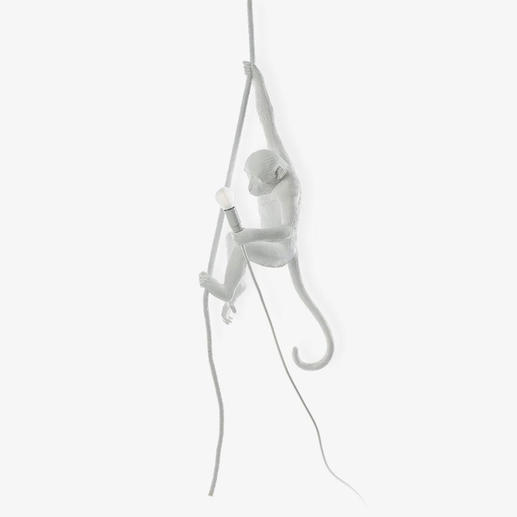 Monkey Pendant Lamp | Glossy Resin, Indoor Use & Perfect for Ambient Lighting