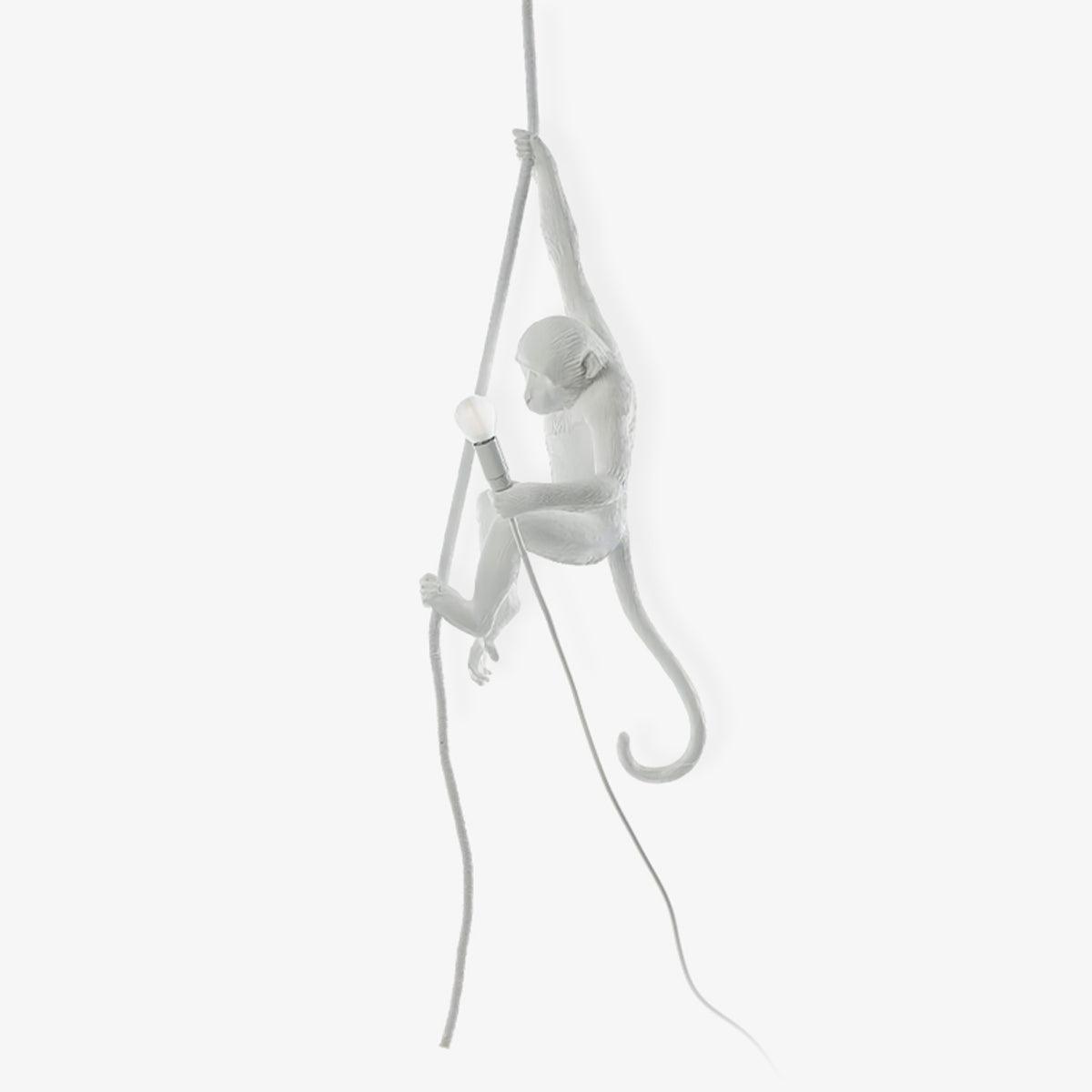 Monkey Pendant Lamp | Glossy Resin, Indoor Use & Perfect for Ambient Lighting