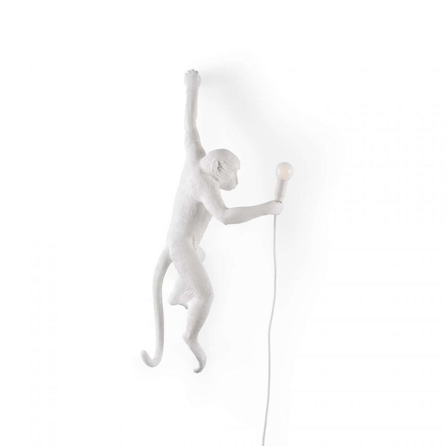 LED Monkey Wall Lamp - Unique Animal Design Fixture for Kids' Rooms, Nurseries & Playrooms