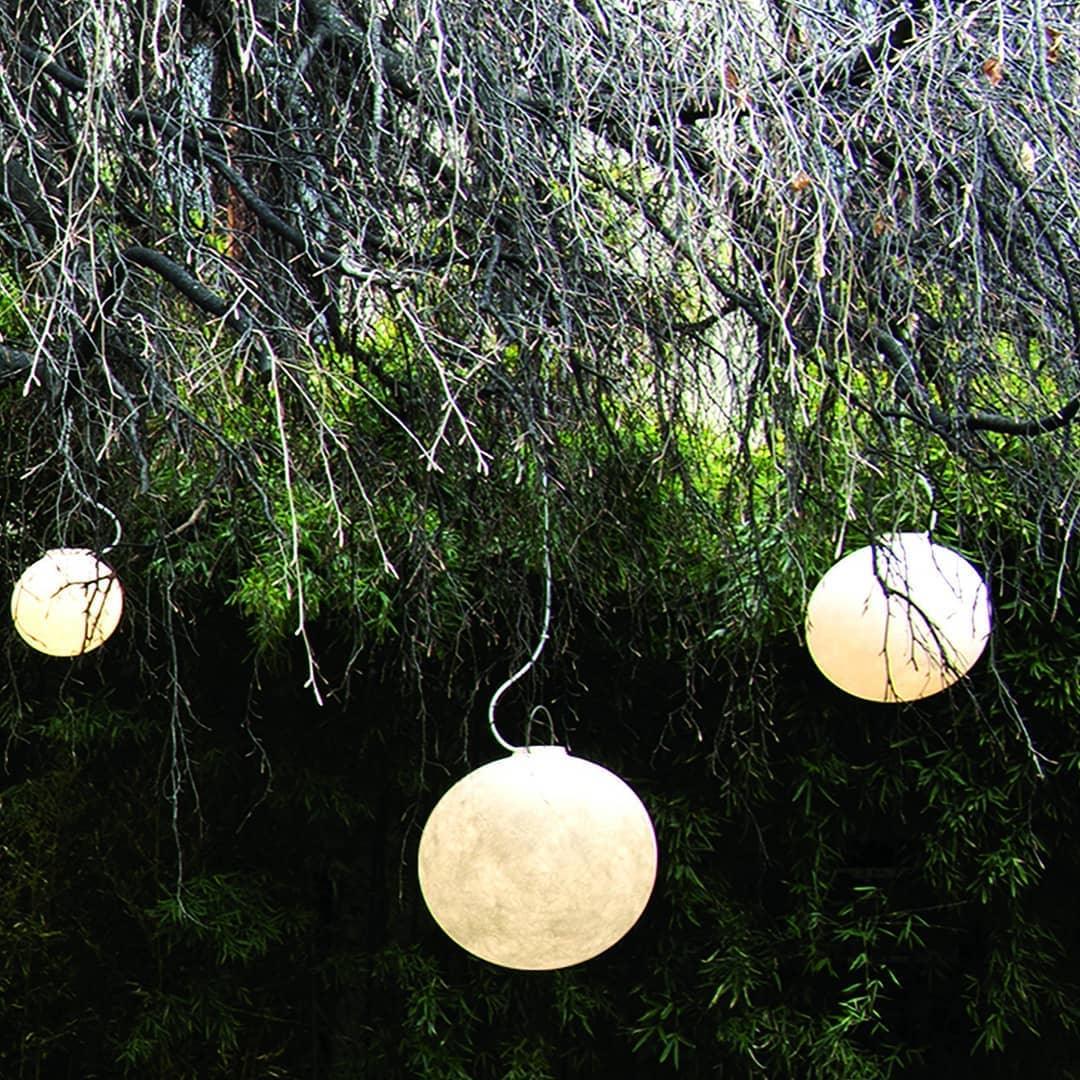 Moon Pendant Lamp - Modern LED Fixture with Adjustable Height for Living Room & Bedroom Lighting