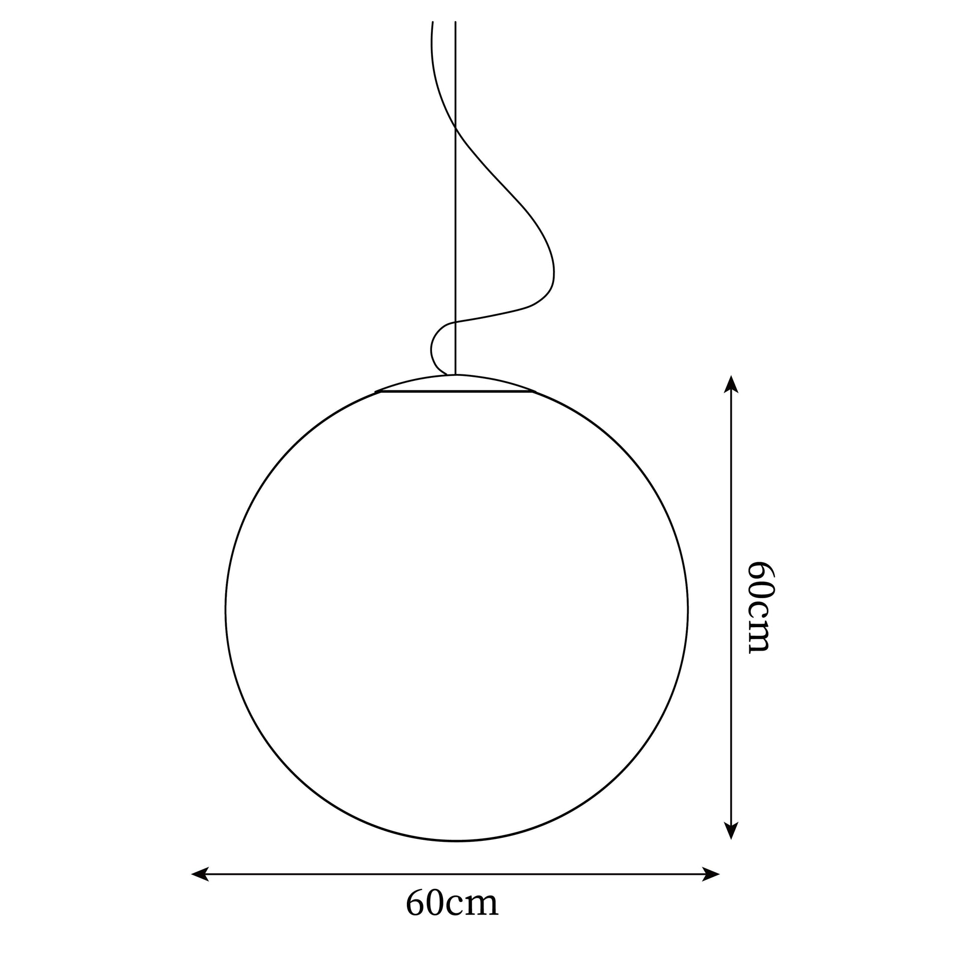 Moon Pendant Lamp - Modern LED Fixture with Adjustable Height for Living Room & Bedroom Lighting